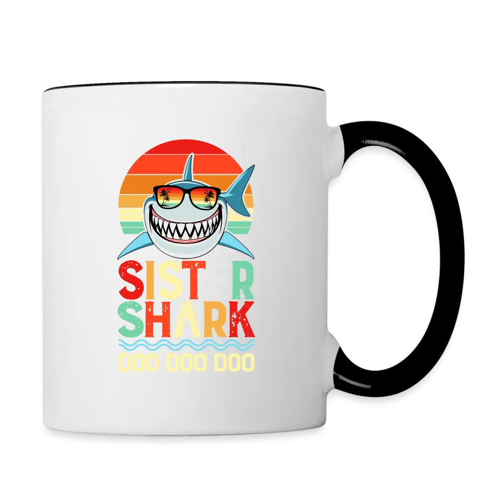 Sister Shark Doo Doo Doo Coffee Mug