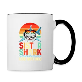 Sister Shark Doo Doo Doo Coffee Mug