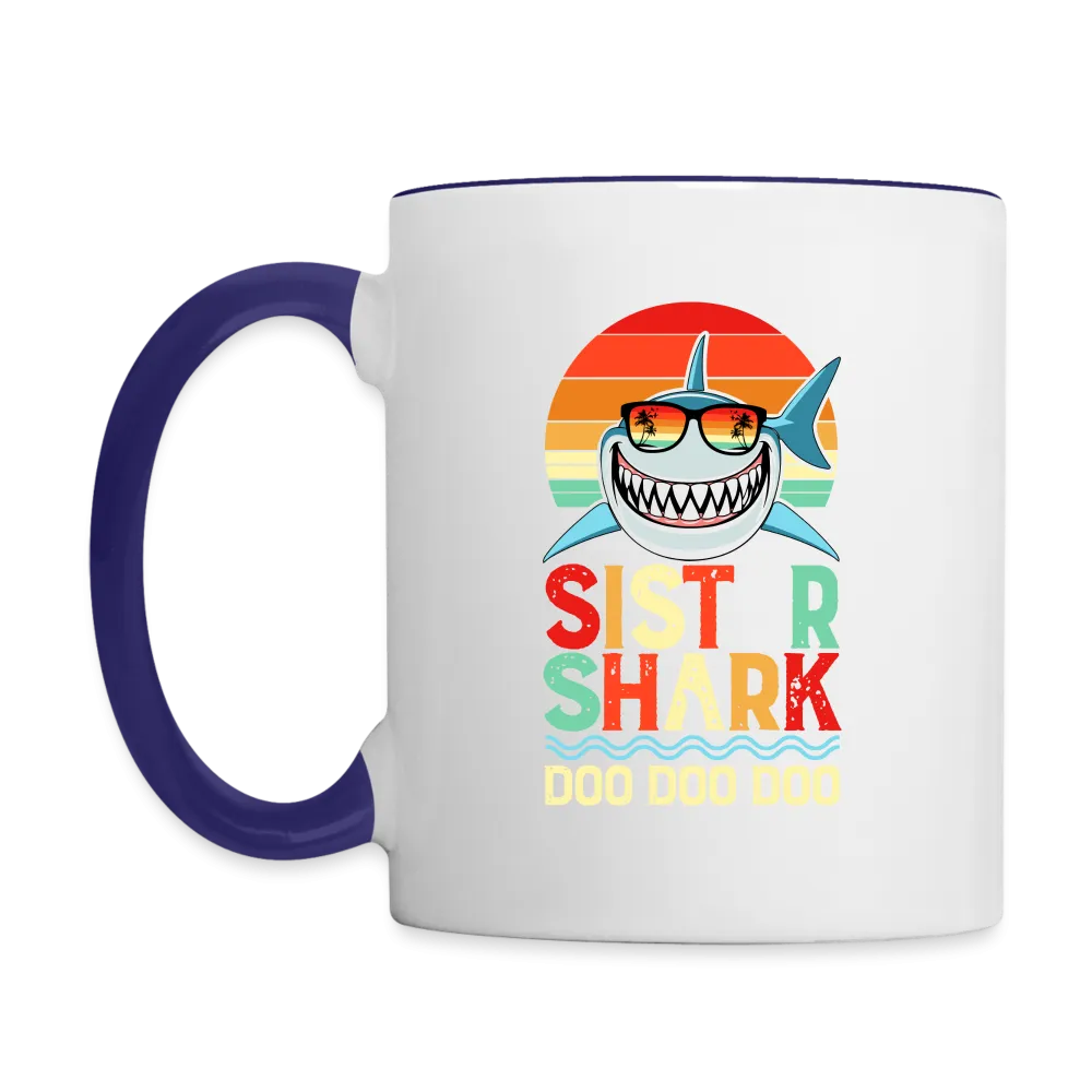 Sister Shark Doo Doo Doo Coffee Mug