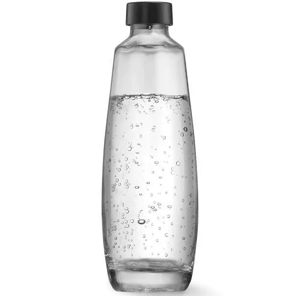 SodaStream Glass Carafe Bottles Carbonating Sparkling 1L 4 Pack Duo