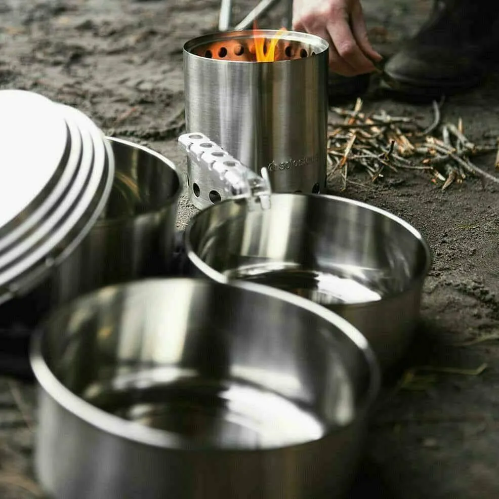 Solo Stove Campfire  -3 Pot Set