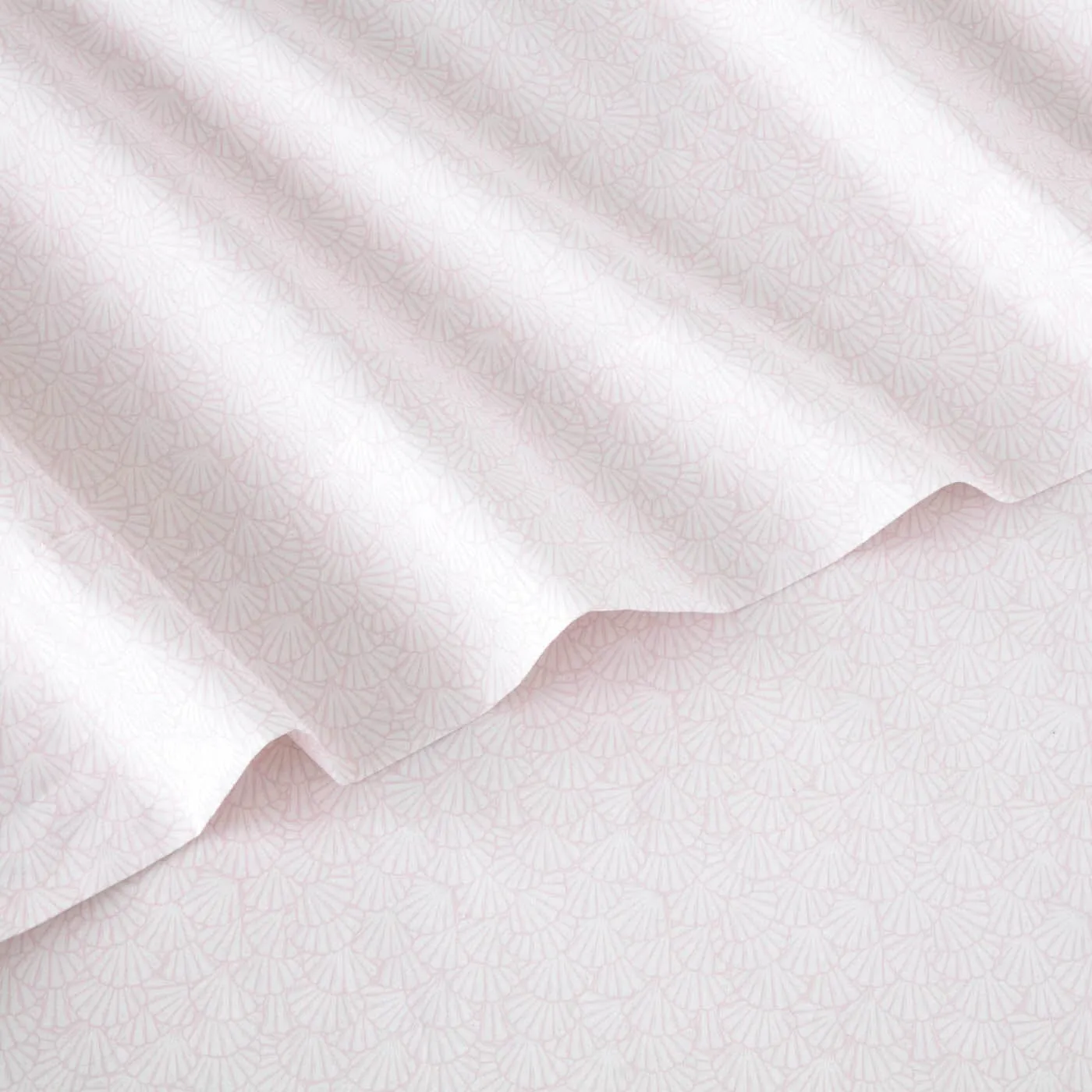 Southern Tide Calico Scallop Pink Sheet Set