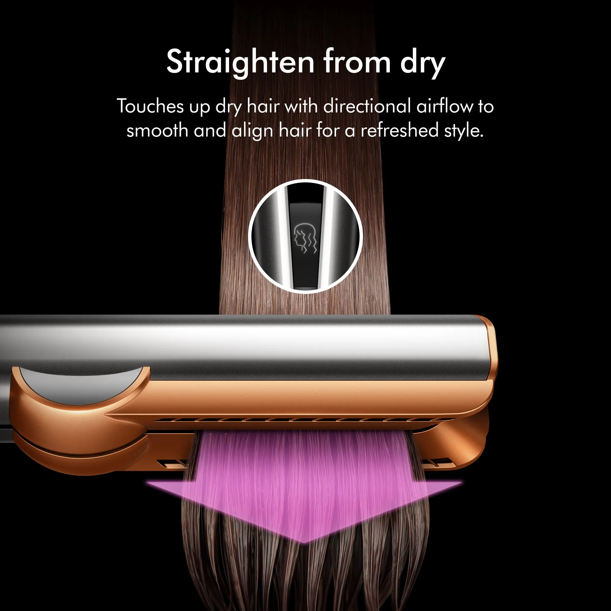 Special Edition Airstrait Straightener in Strawberry Bronze and Blush Pink