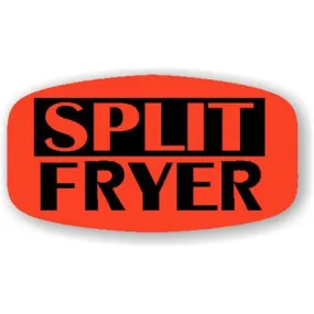 Split Fryer   Label | Roll of 1,000