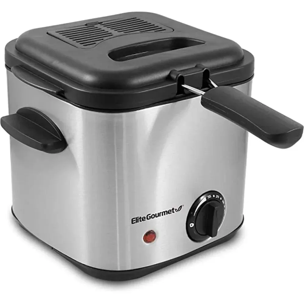 Stainless Steel Elite Gourmet 1.5 quart Deep Fryer