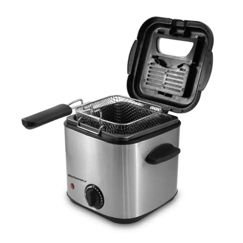 Stainless Steel Elite Gourmet 1.5 quart Deep Fryer