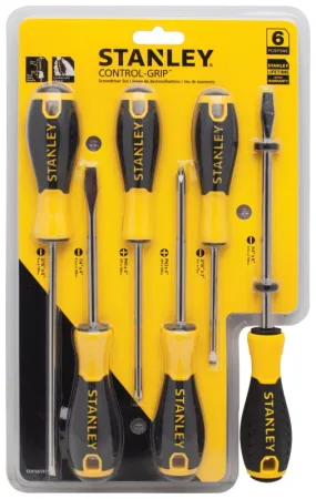 Stanley STHT66597 Screwdriver Set, 6-Piece :SET: QUANTITY: 1