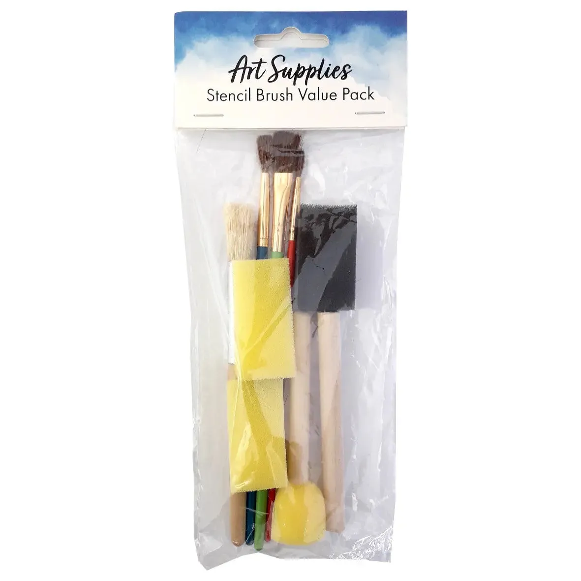 Stencil Brushes - 8 Pack