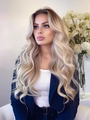 #T4-18/60 Dubai Balayage｜Luxury Russian Remy Human Hair, Double Drawn, Tape Extensions