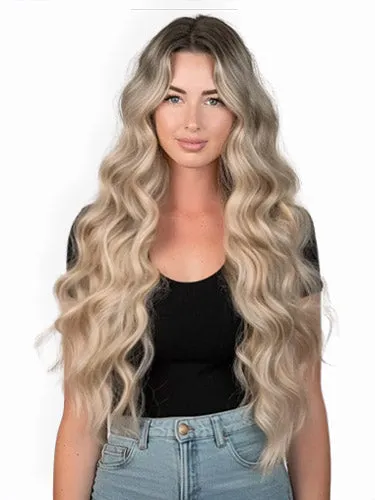 #T4-18/60 Dubai Balayage｜Luxury Russian Remy Human Hair, Double Drawn, Tape Extensions