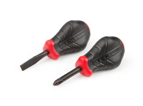 TEKTON 26751 Slotted and Phillips USA Stubby Screwdriver Set, 2-Piece