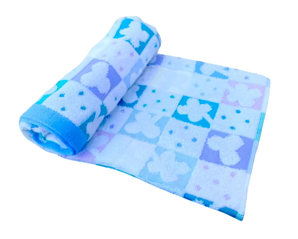 THE LITTLE LOOKERS Towel/Bath Towel/Qick Dry Towels/100% Cotton 500GSM Printed Towel Washcloth for New Born Baby/Infants/Toddlers