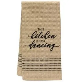 This Kitchen Is For Dancing Dish Towel