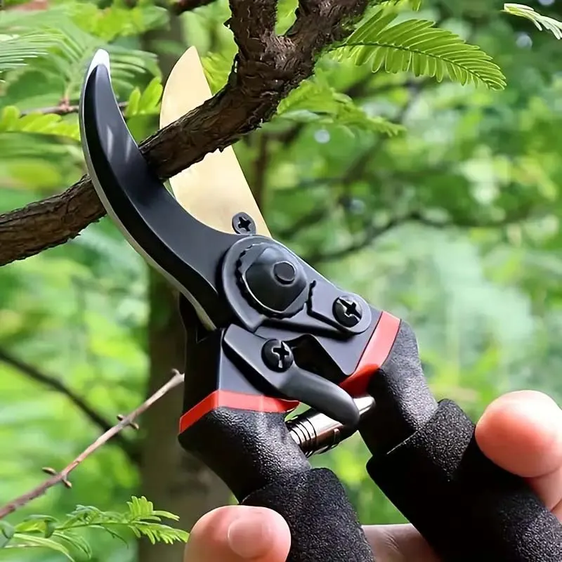 Titanium Pruning Shears - Ultra-Sharp, Heavy-Duty Scissors