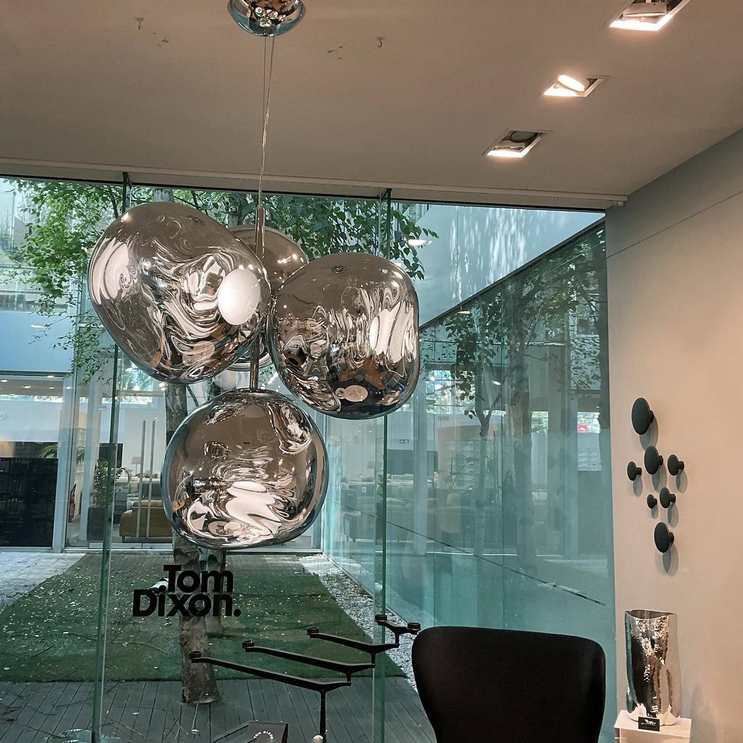 tom dixon | melt chandelier | silver small