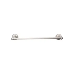 Top Knobs ED8BSNA Edwardian Bath Towel Bar 24 In. Single - Beaded Bplate Brushed Satin Nickel