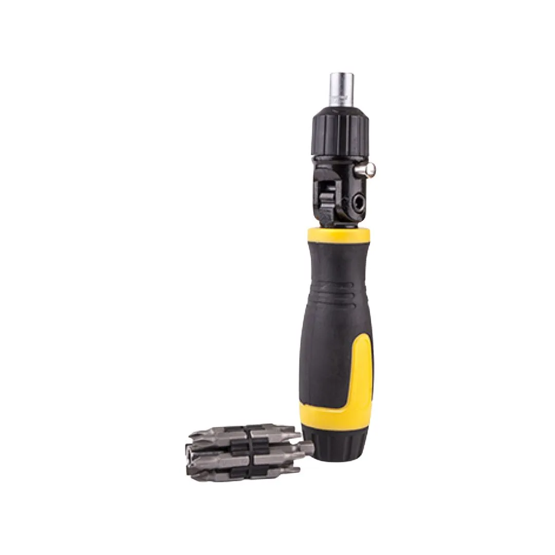 Tork Craft | Ratchet Reversible Screwdriver   10 Bits