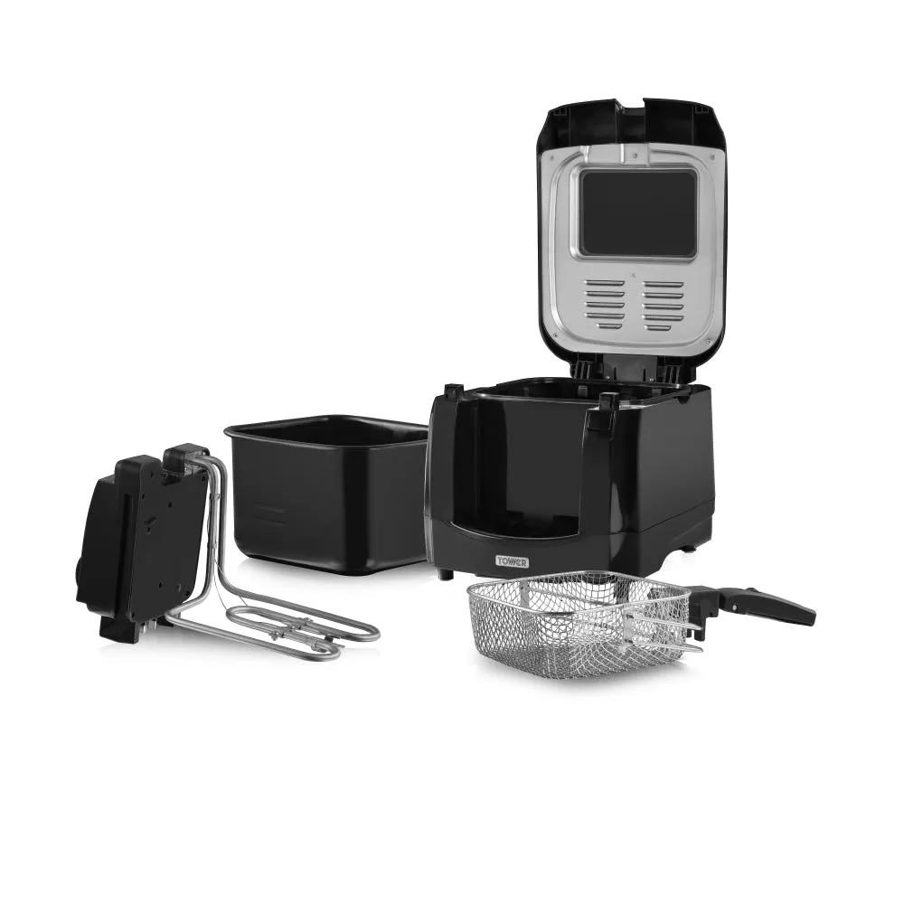 Tower Deep Fat Fryer Easy Clean 3L  - Black