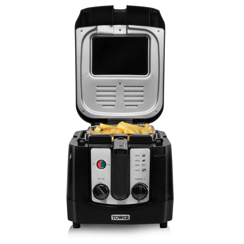 Tower Deep Fat Fryer Easy Clean 3L  - Black