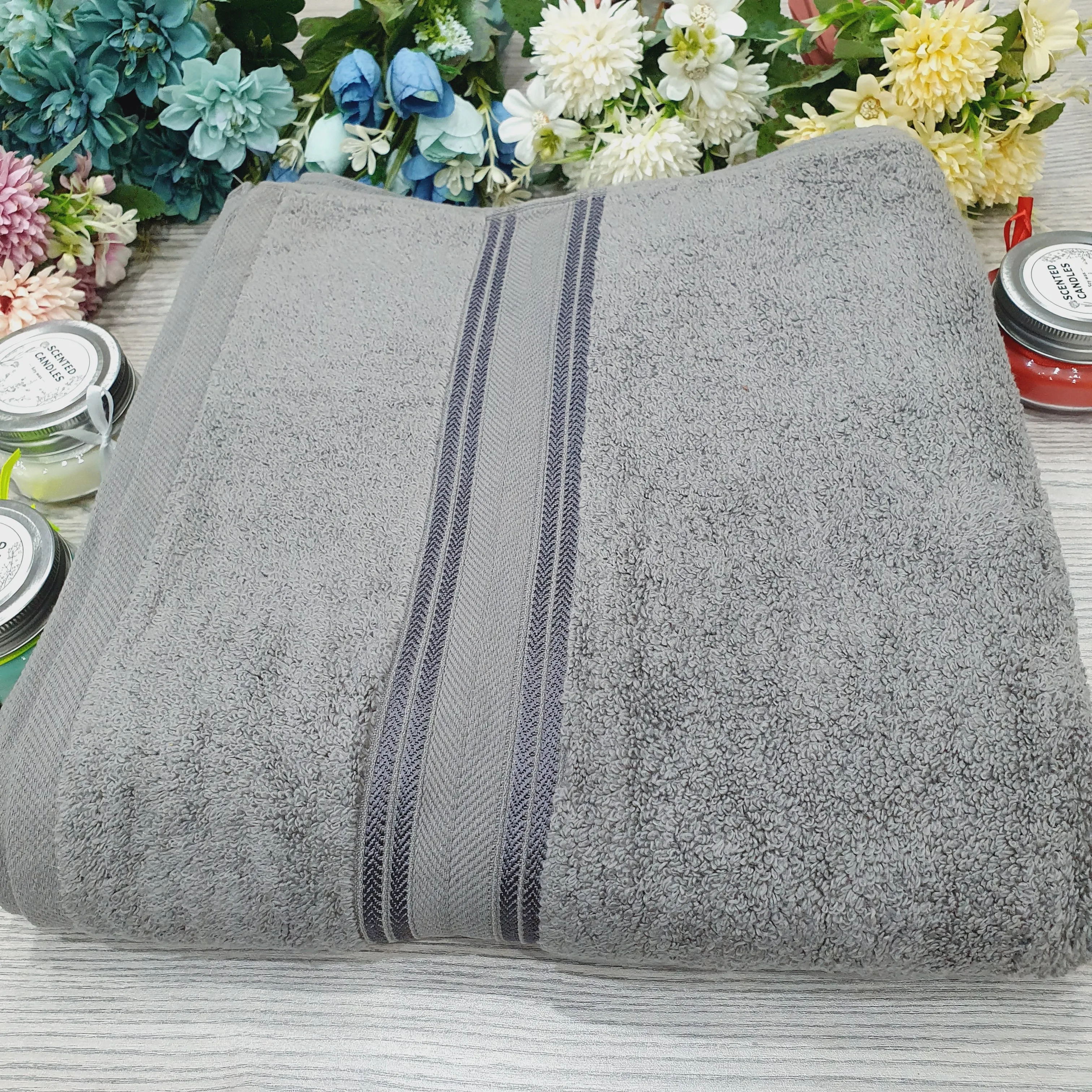 Ultra-Soft Export Quality Large Towel - Grey