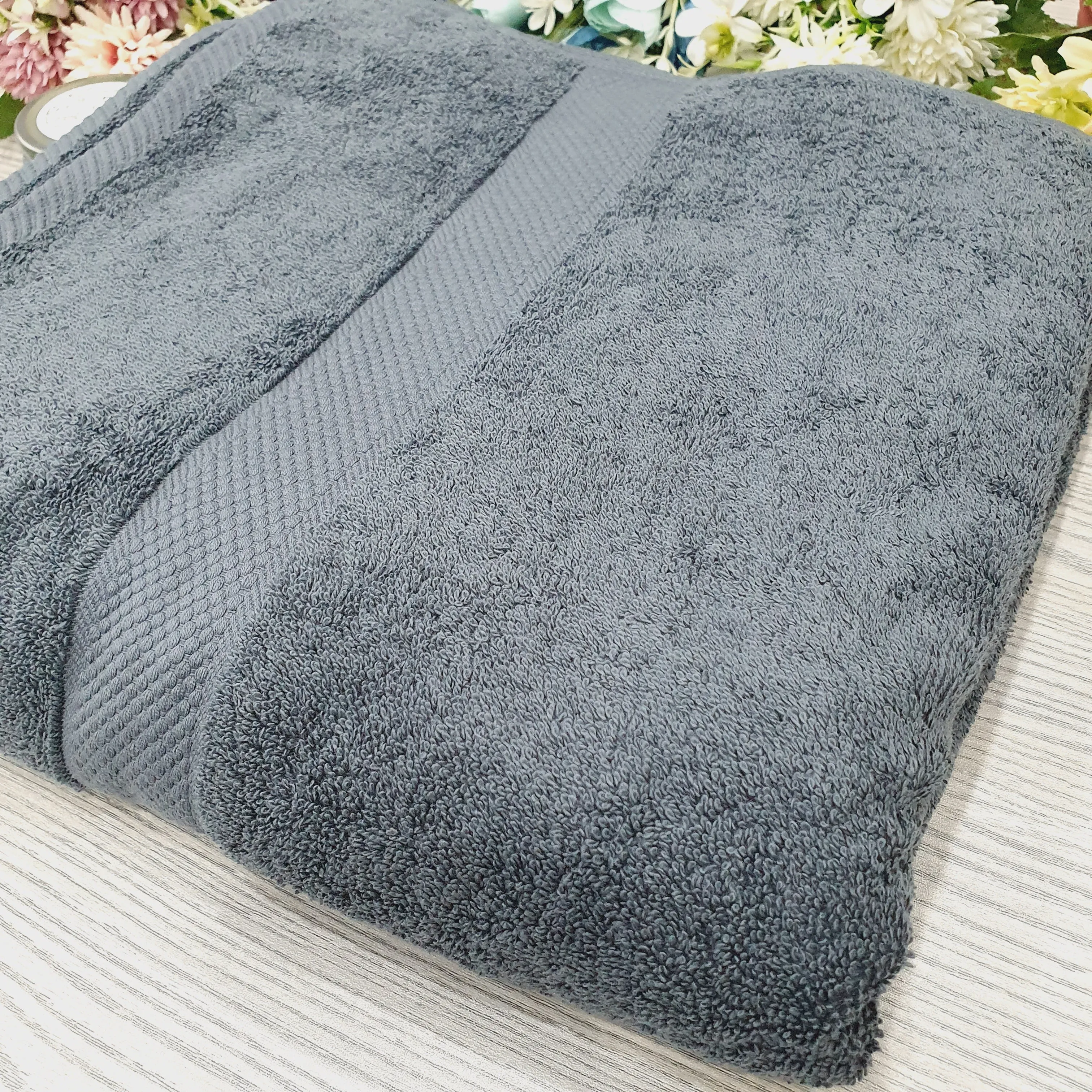 Ultra-Soft Export Quality Large Towel - Grey