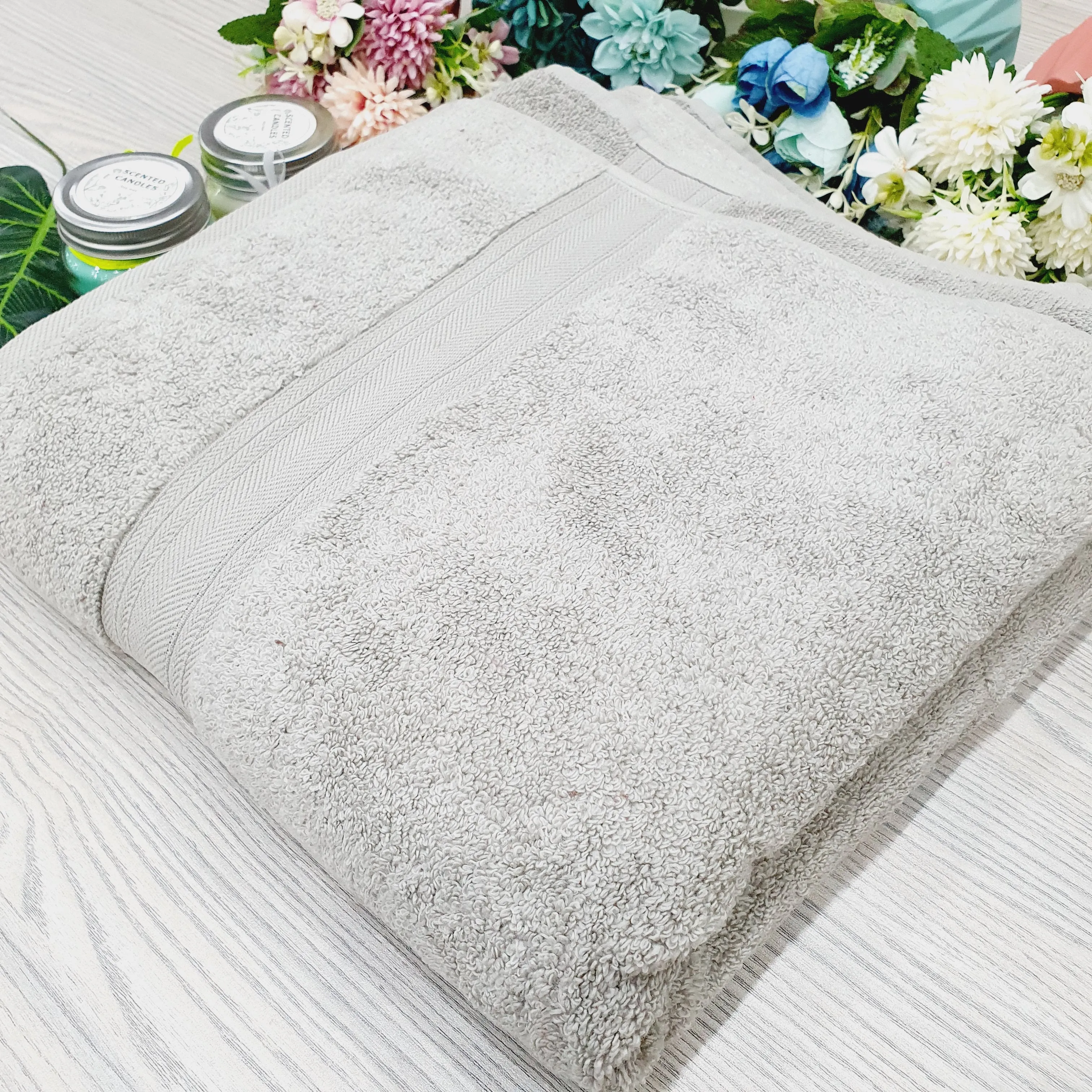 Ultra-Soft Export Quality Large Towel - Grey