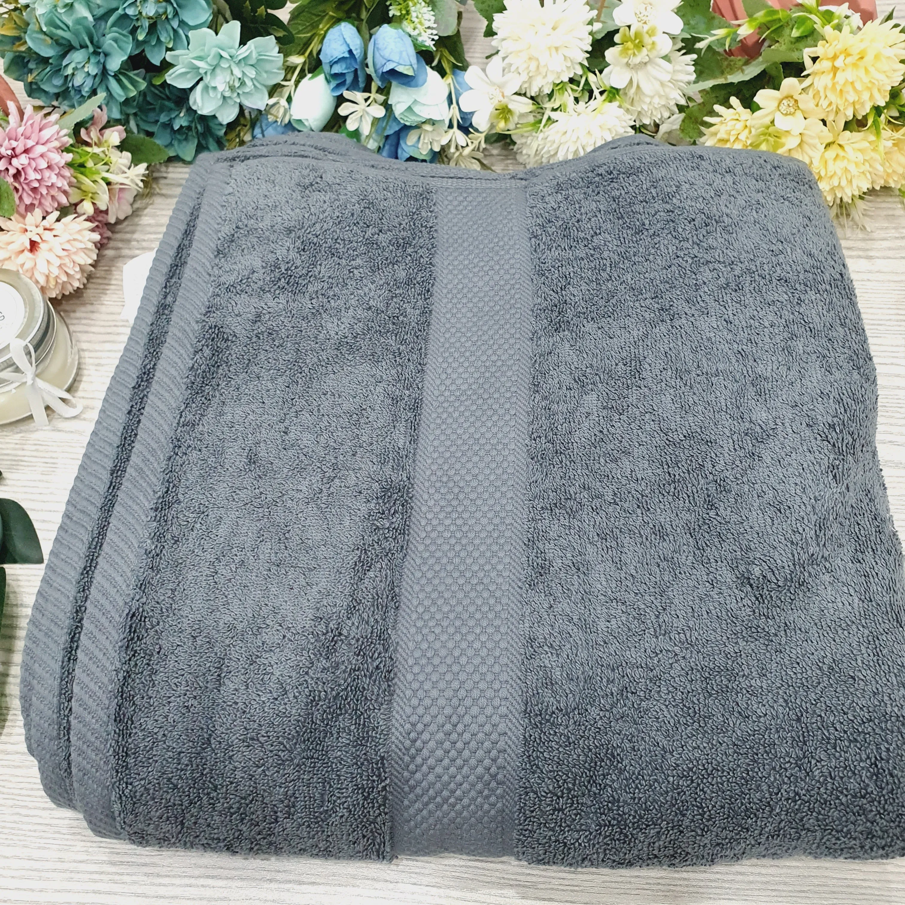 Ultra-Soft Export Quality Large Towel - Grey