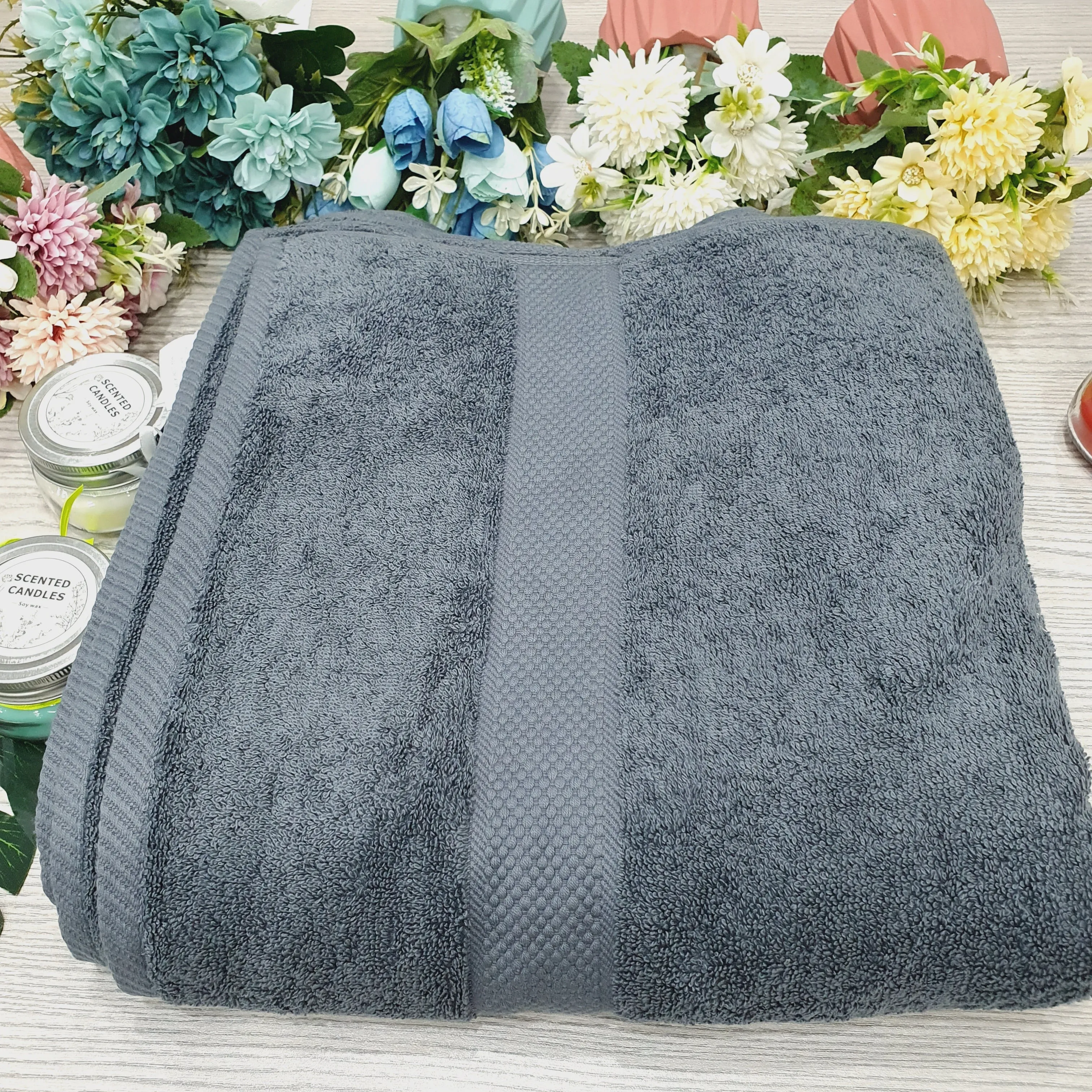 Ultra-Soft Export Quality Large Towel - Grey