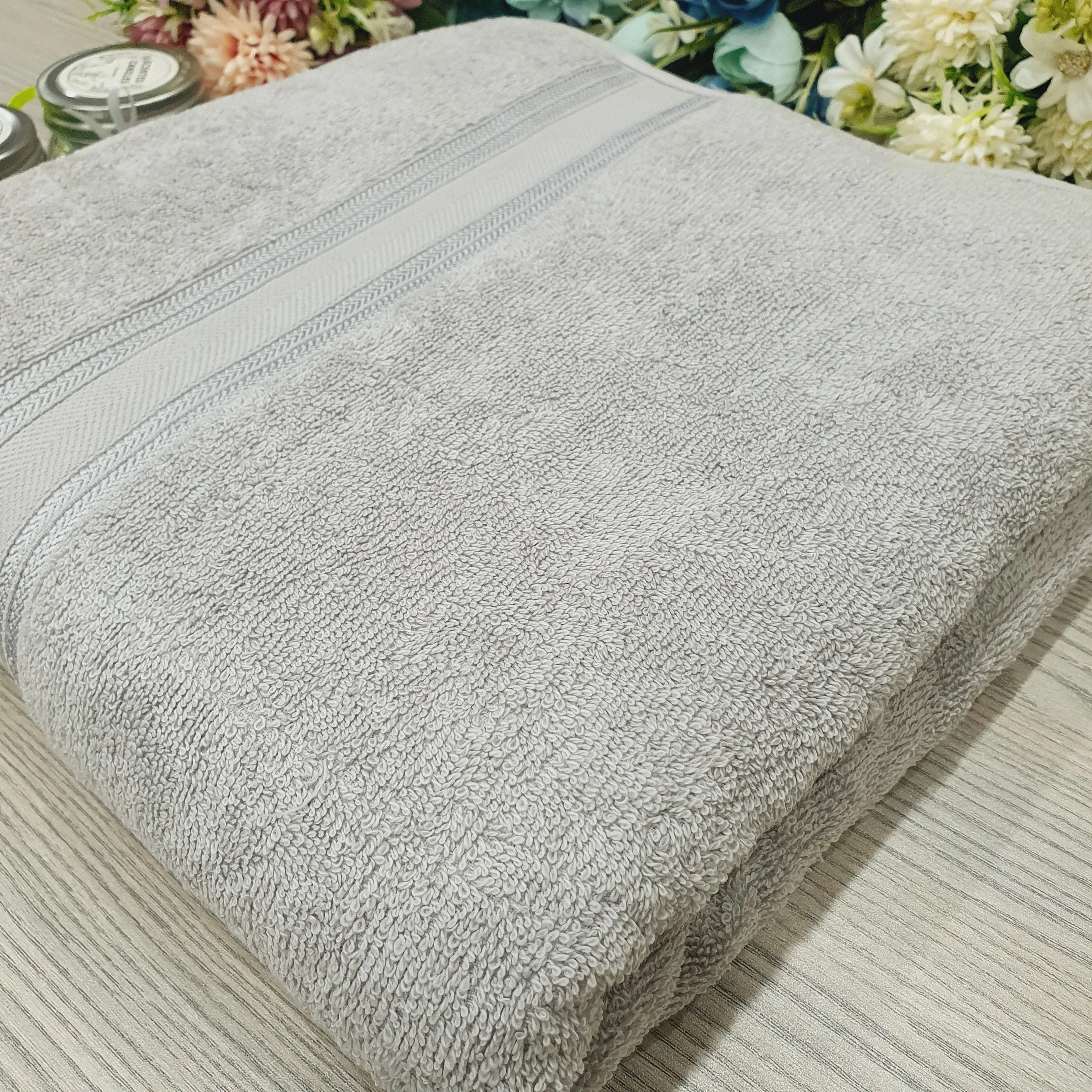 Ultra-Soft Export Quality Large Towel - Grey