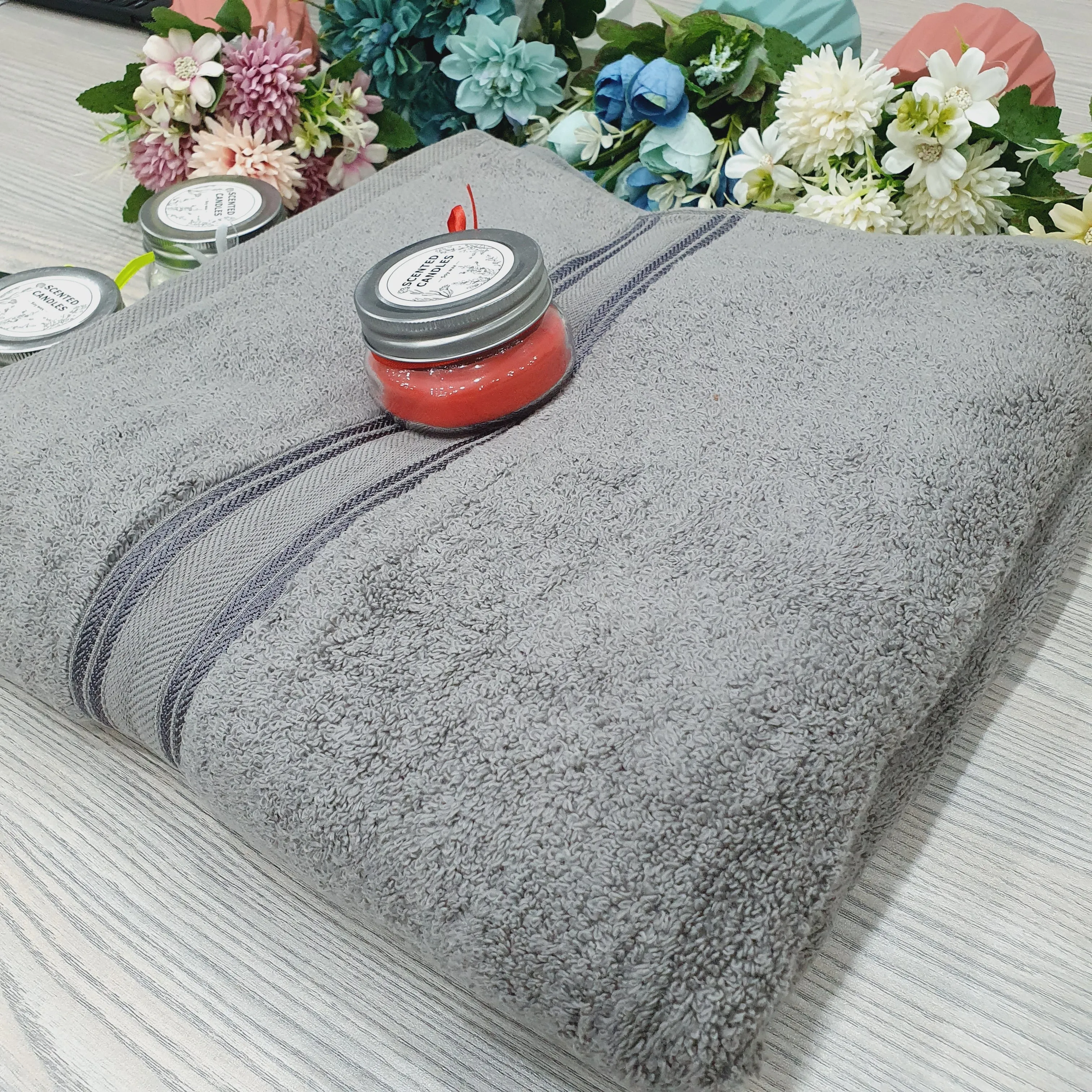 Ultra-Soft Export Quality Large Towel - Grey