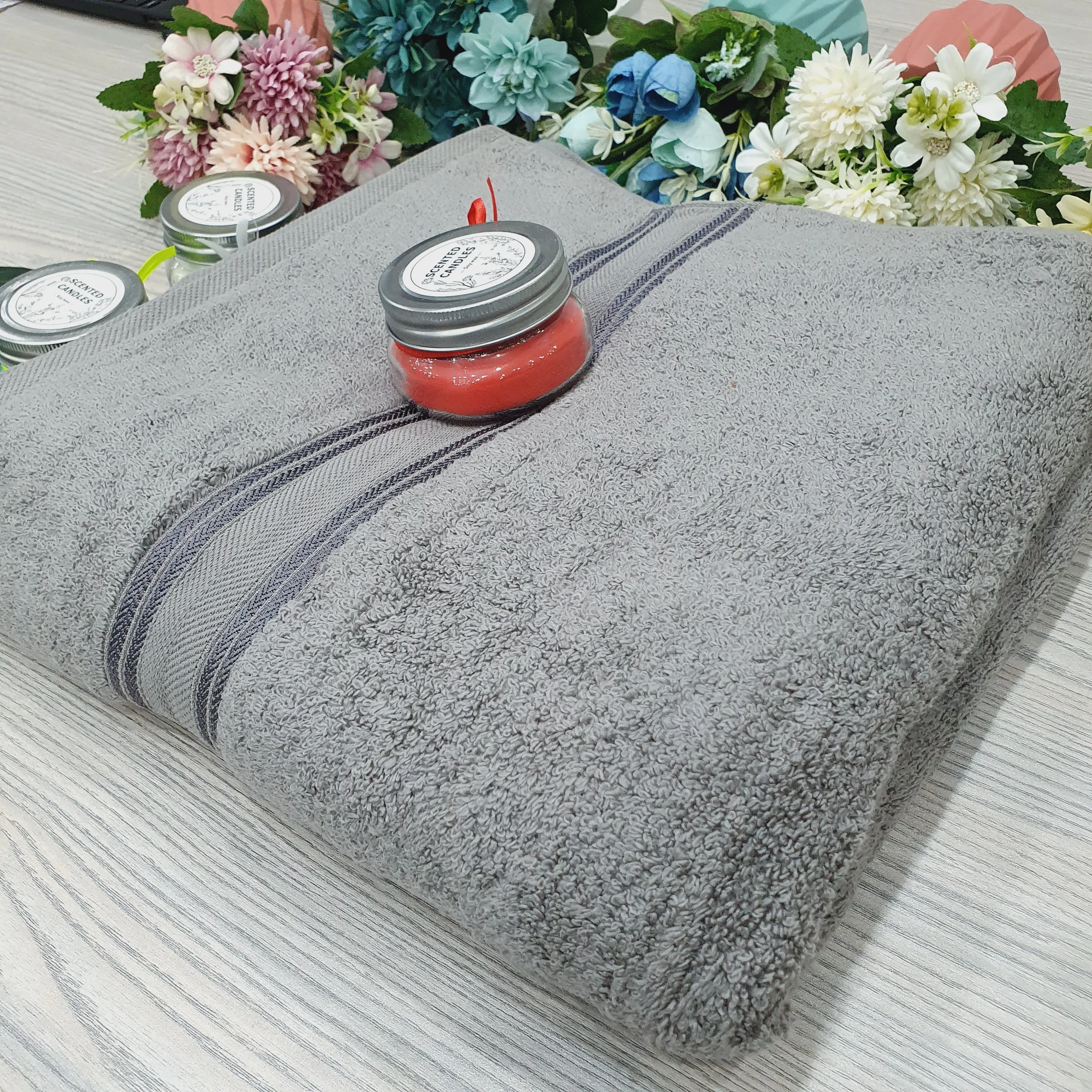 Ultra-Soft Export Quality Large Towel - Grey