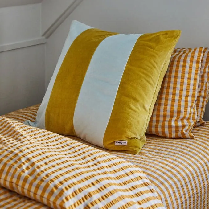 Velvet Stripe Euro Pillowcase