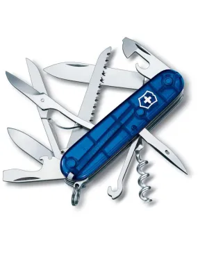 Victorinox Swiss Army Huntsman Pocket Knife - Sapphire - 15 Tools - 91mm