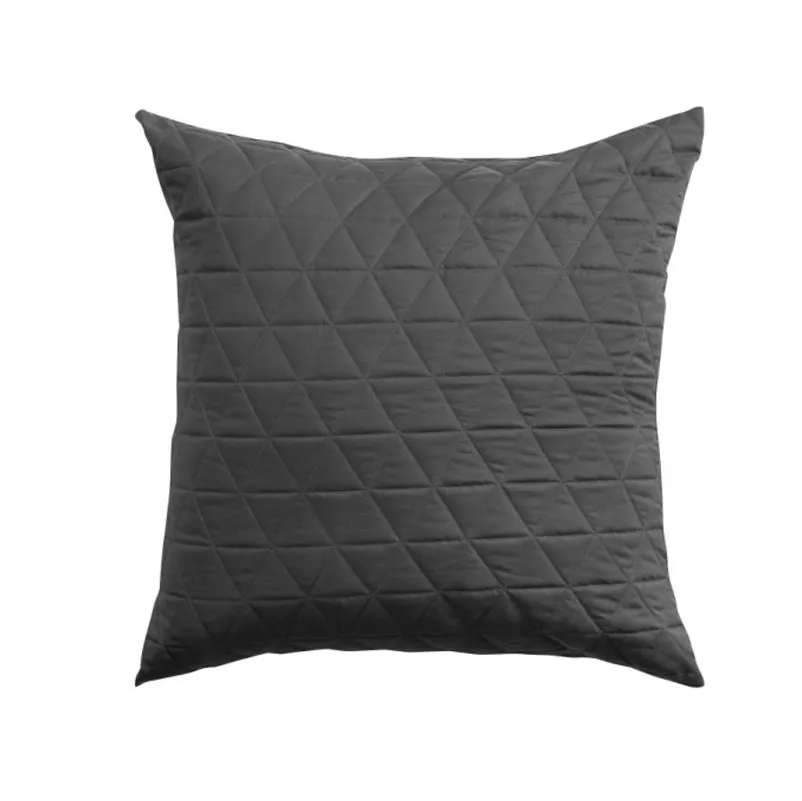 Vivid Charcoal European Pillowcase by Bianca