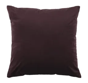 Vivid Coordinates Velvet European Pillowcase Plum