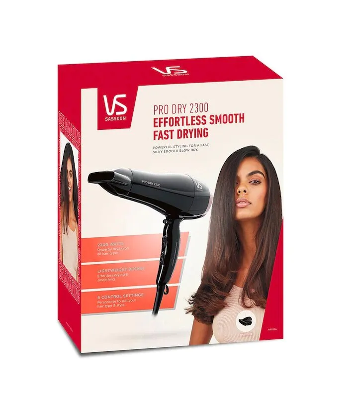 VS Sassoon Pro Dry 2300W DC Hair Dryer - VSD120A