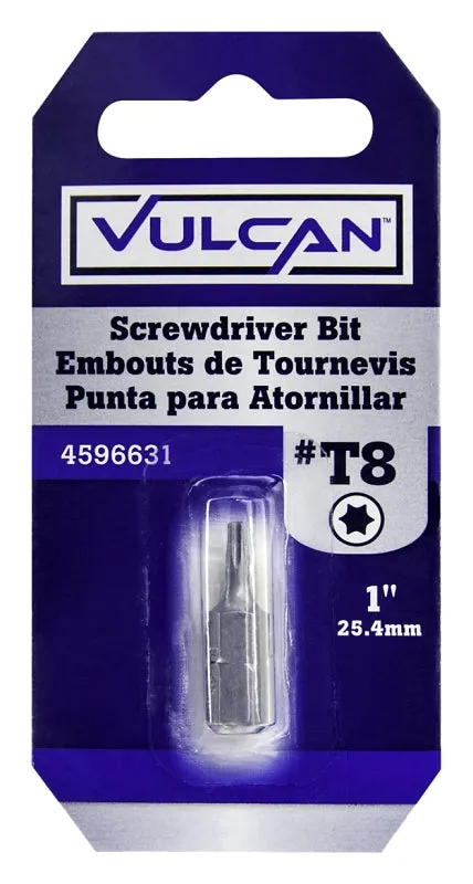 Vulcan 307081OR Screwdriver Bit, Hex Shank, S2 Chrome Molybdenum Steel :CD: QUANTITY: 1