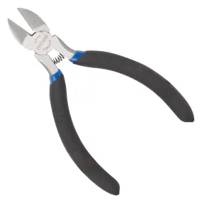 Vulcan JL-NP018 Diagonal Cutting Plier, 4.5 in OAL, 0.4 mm Cutting Capacity, 0.25 in Jaw Opening, Black/Blue Handle :EA: QUANTITY: 1