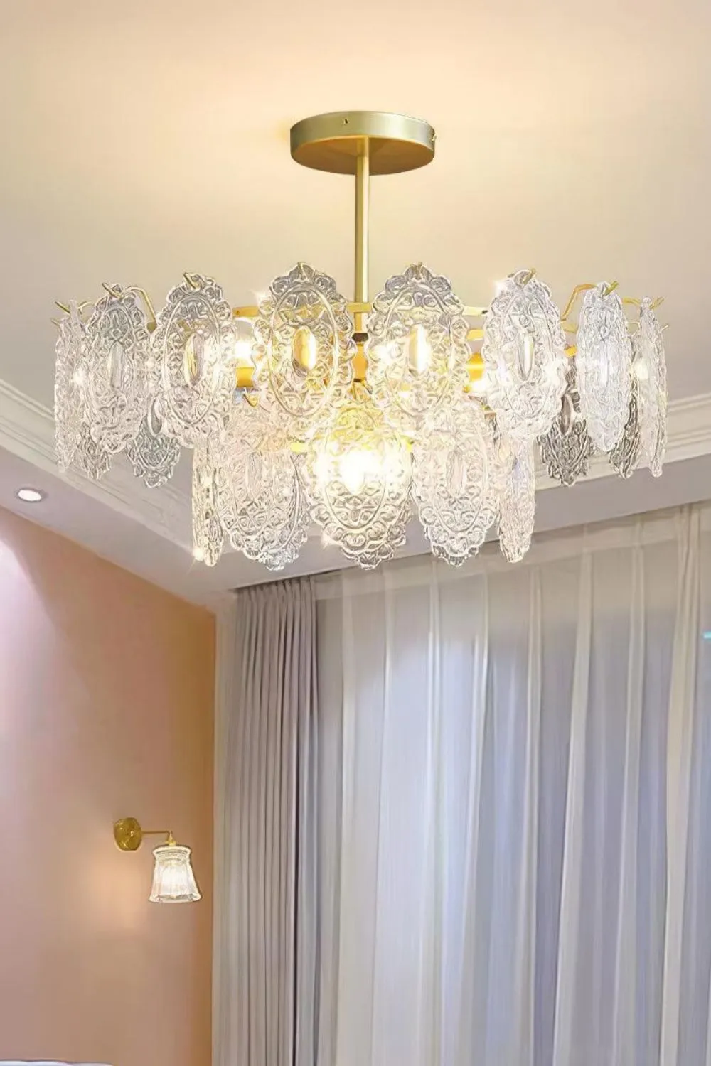 Wave Glass Chandelier