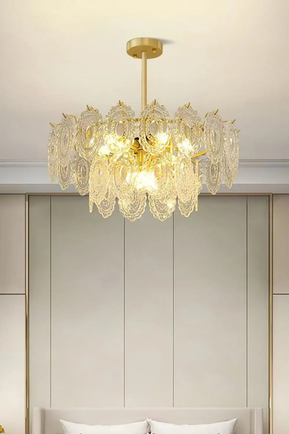 Wave Glass Chandelier