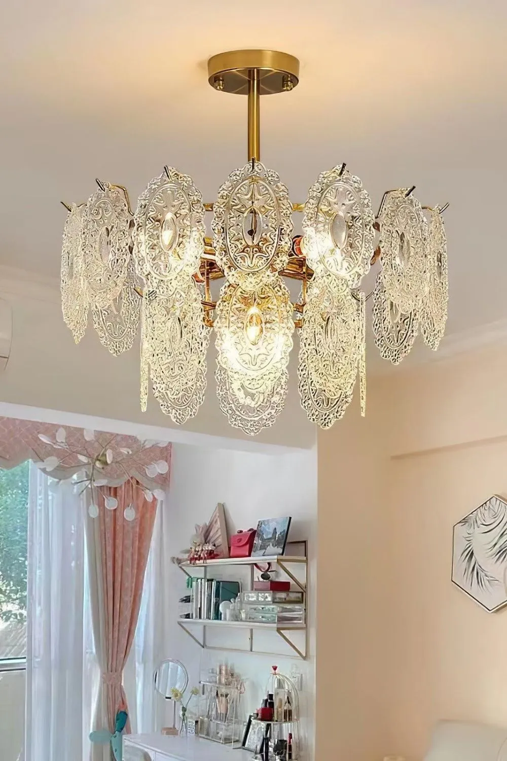 Wave Glass Chandelier