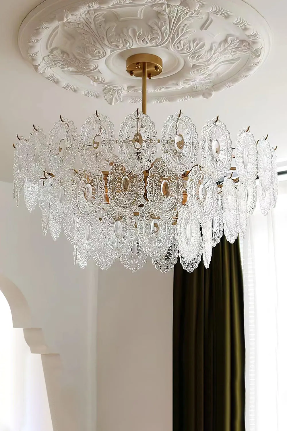 Wave Glass Chandelier