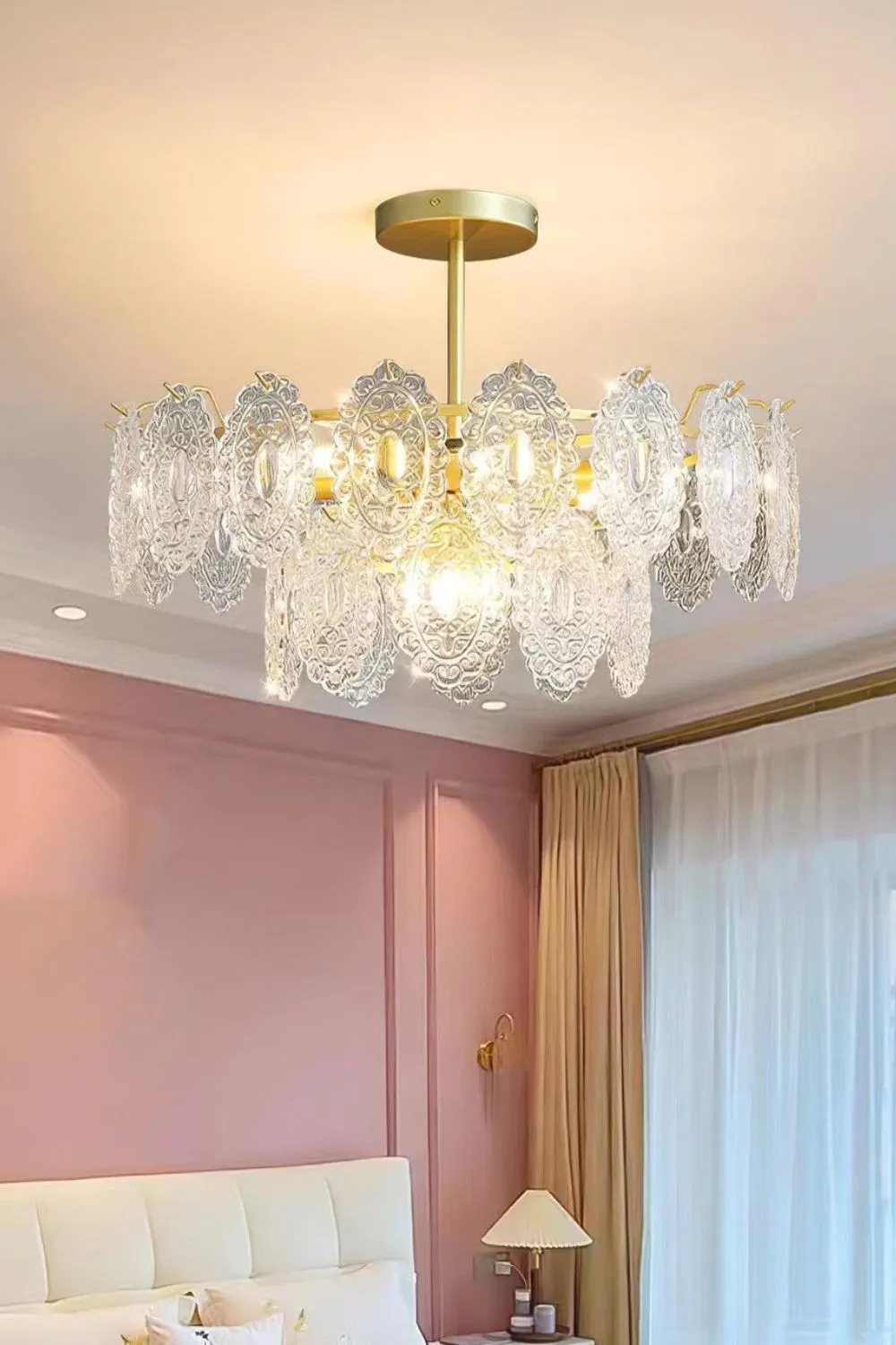 Wave Glass Chandelier