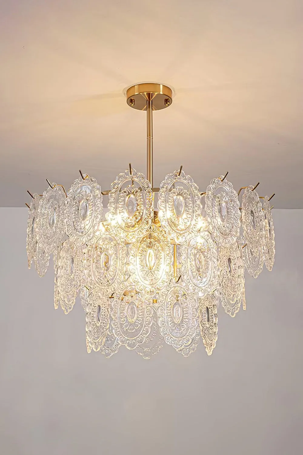 Wave Glass Chandelier