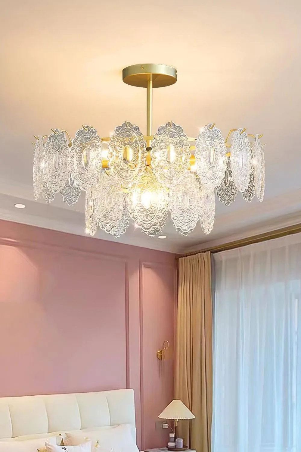 Wave Glass Chandelier