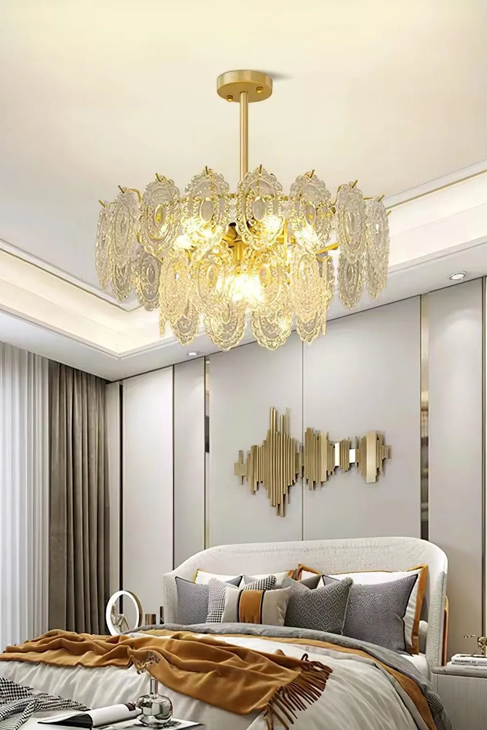 Wave Glass Chandelier