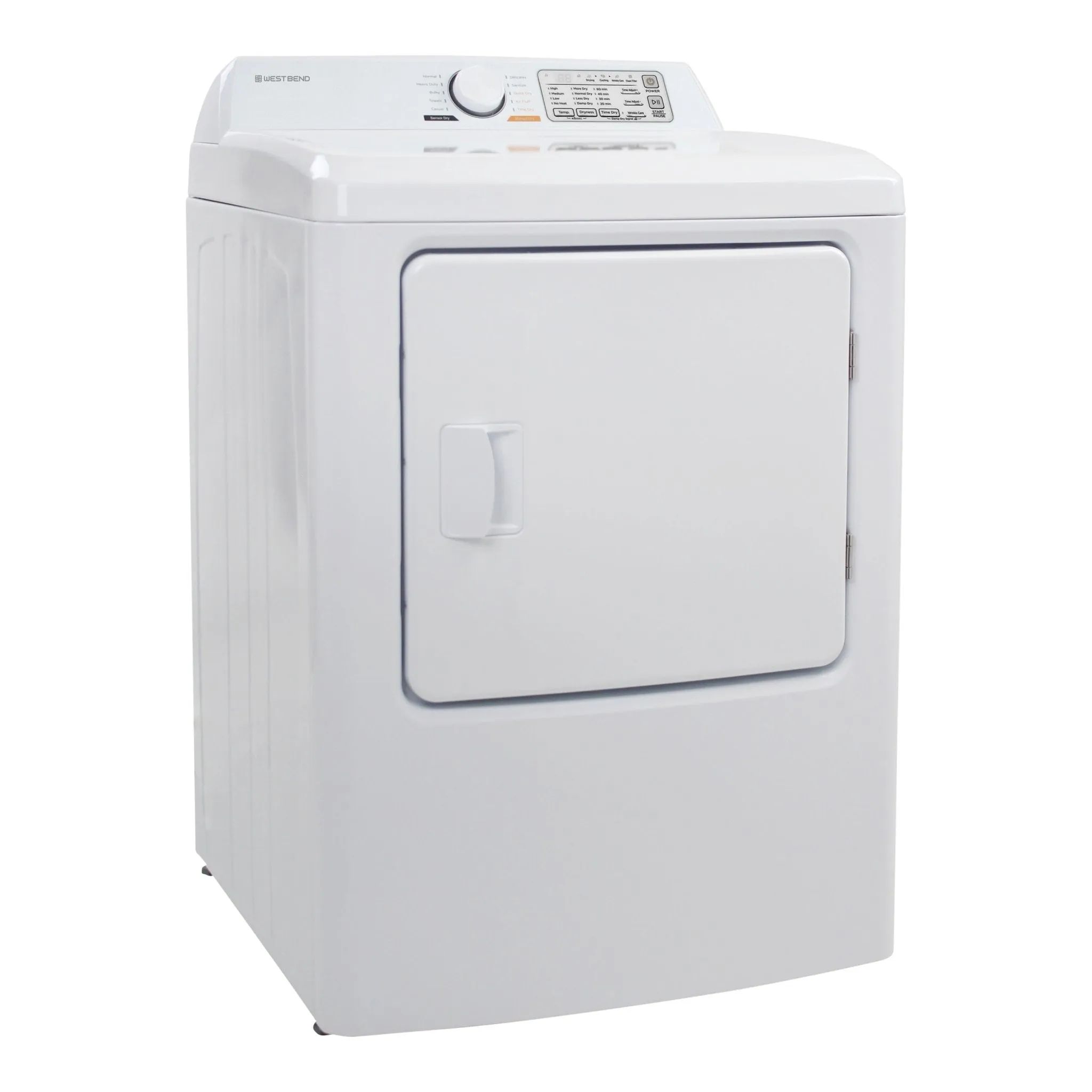 West Bend Front Load Gas Vented Clothes Dryer, 7.0 cu. ft. Capacity