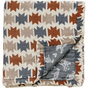 Western Aztec   Wild West Muslin Quilt