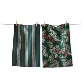 Wilde Pinecone Dishtowel Set-2