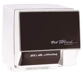 WORLD DRYER® NT126-005 No Touch™ Hand Dryer - White Epoxy on Aluminum Automatic Surface-Mounted